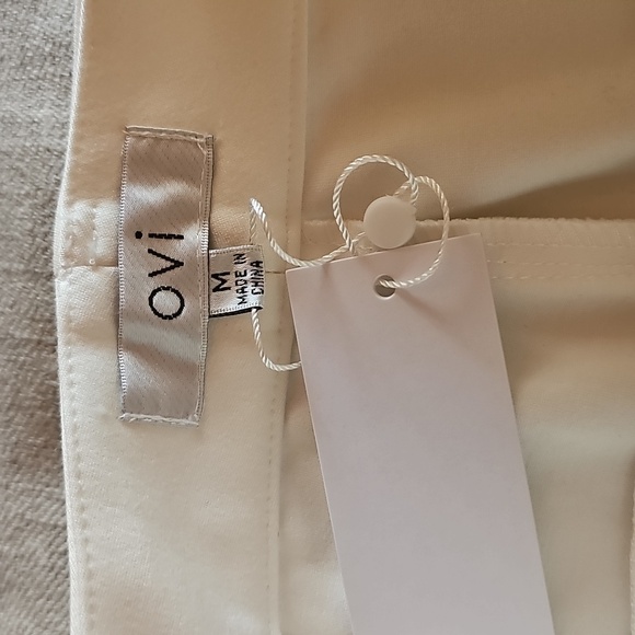 Ovi Women's Cream Pants - Picture 3 of 3